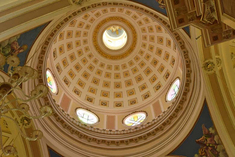 Inside the San Giorgio church