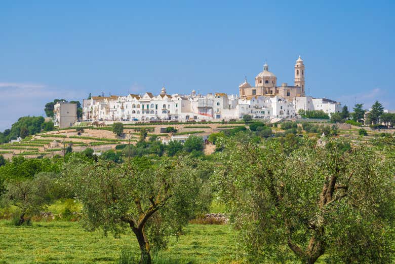 Vue panoramique de Locorotondo