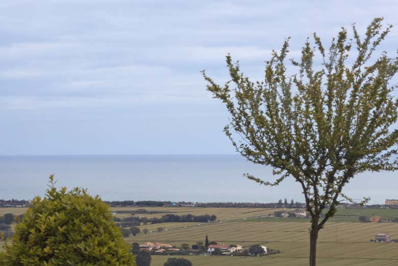 Le paysage entourant la commune de Loreto Aprutino