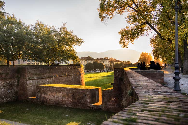 Découvrez les remparts de Lucques