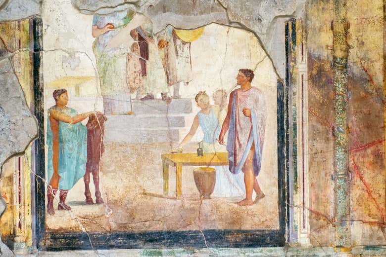 Ancient Roman frescoes