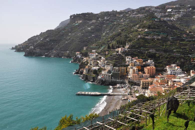 Vue panoramique sur Minori