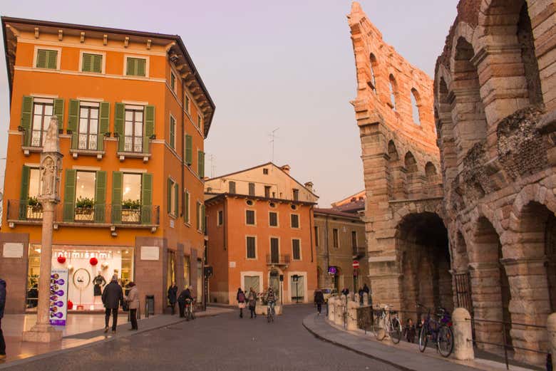 Lateral de la Arena de Verona