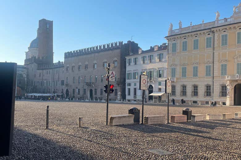 Il Palazzo Ducale in Piazza Sordello