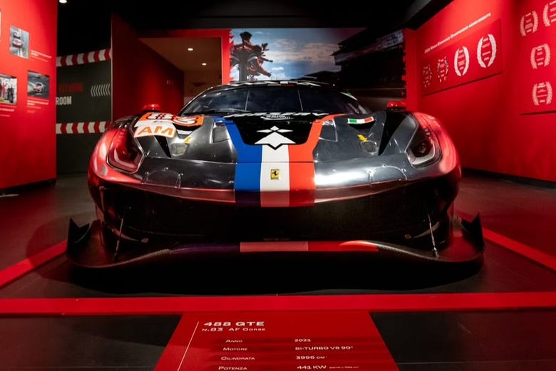 Automóvil del Museo Ferrari de Maranello