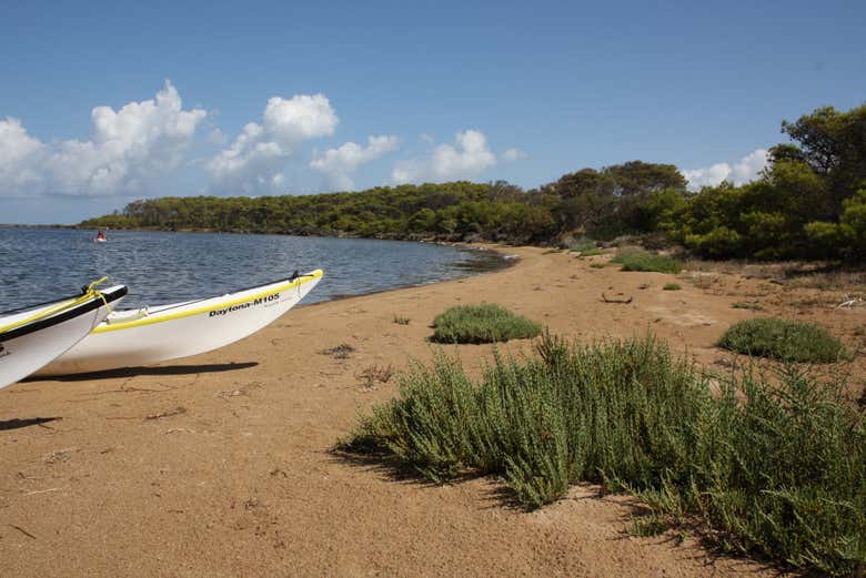 Tour en kayak por el Gran Estanque de Marsala