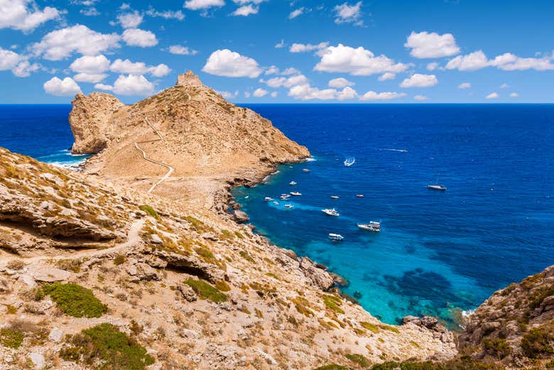 Vista panorámica del Castillo de Punta Troia