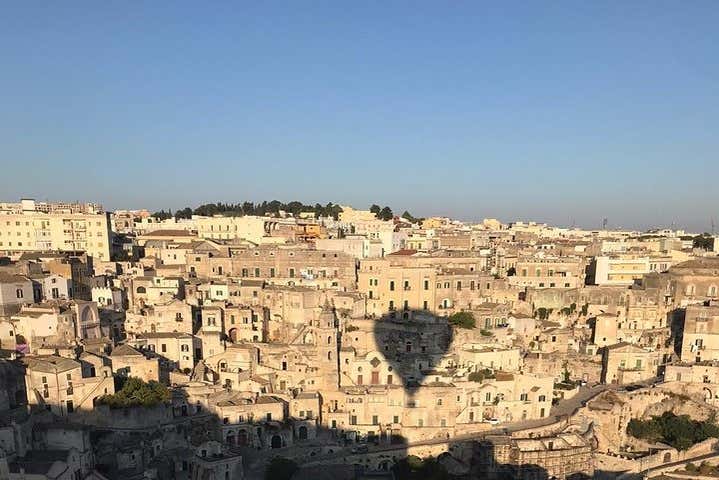 Divisando Matera desde las alturas