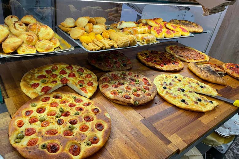 Sample a traditional focaccia