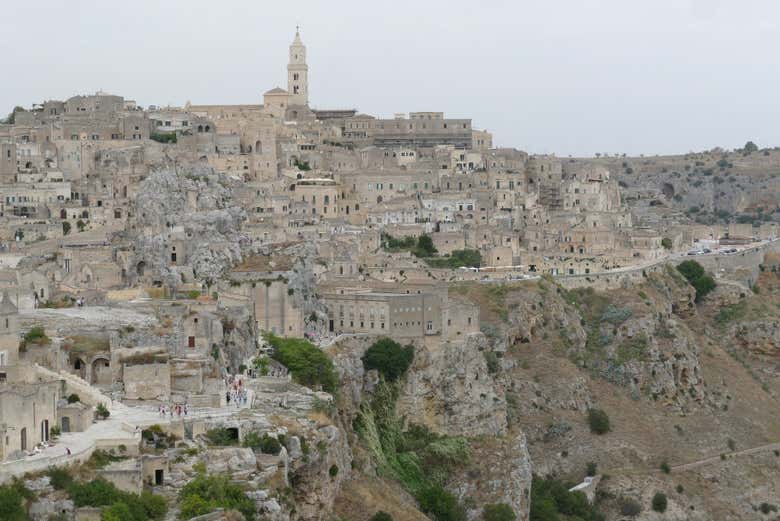 Gravina est construite au-dessus d'un ravin