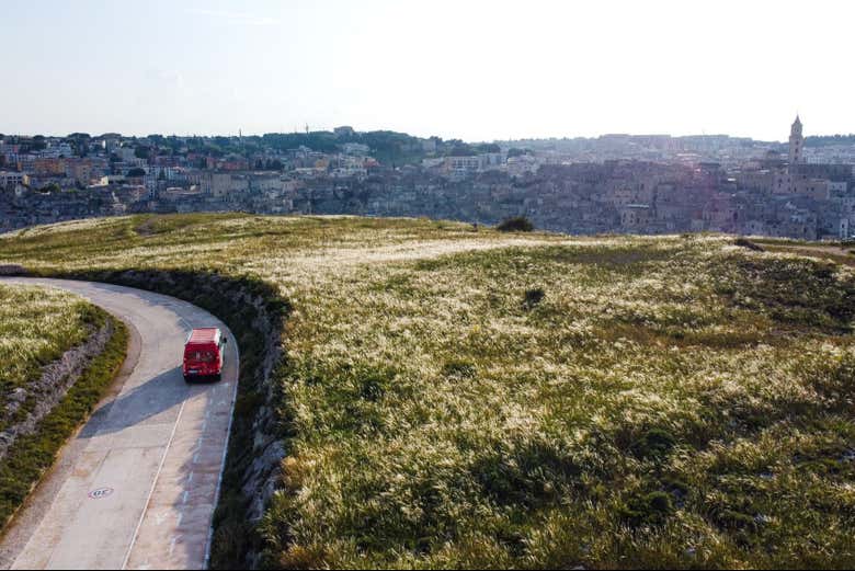 Vistas aéreas de Matera