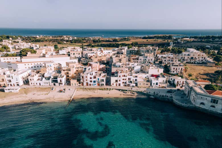 Vista su Favignana