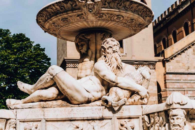 Particolare della Fontana di Orione