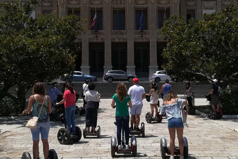 En segway por Messina