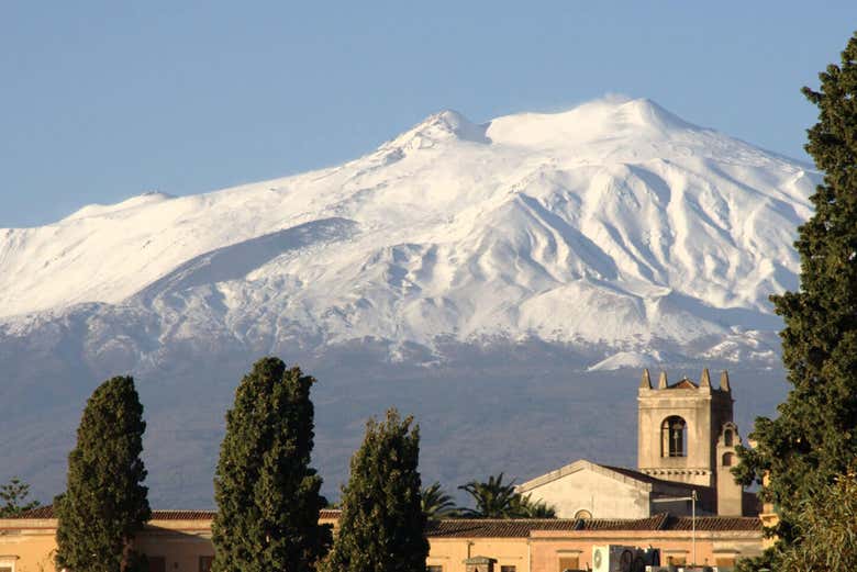 Etna innevato