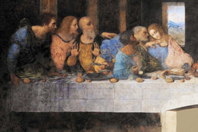 Détails de La Cène