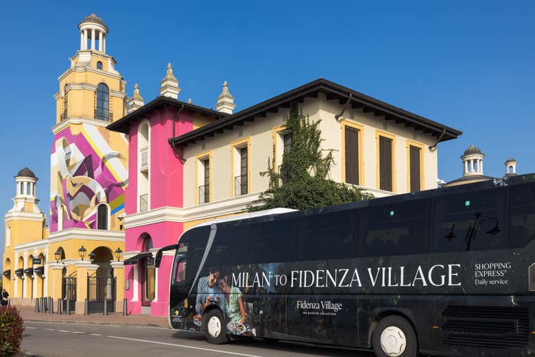 Chegando a Fidenza Village