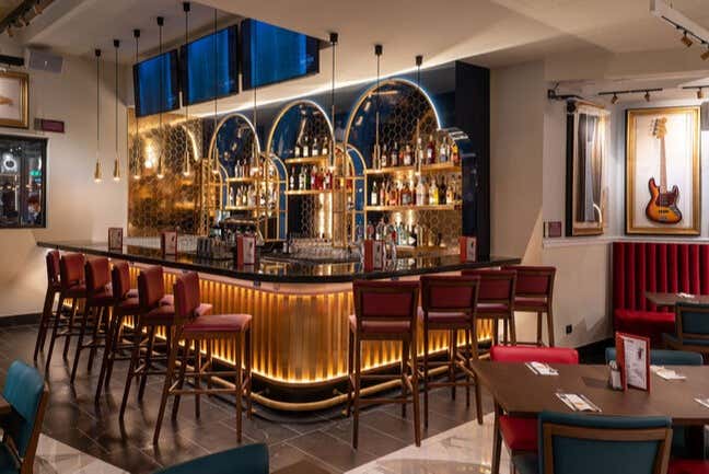 The bar