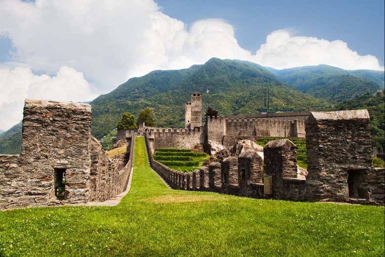 Uno dei castelli di Bellinzona
