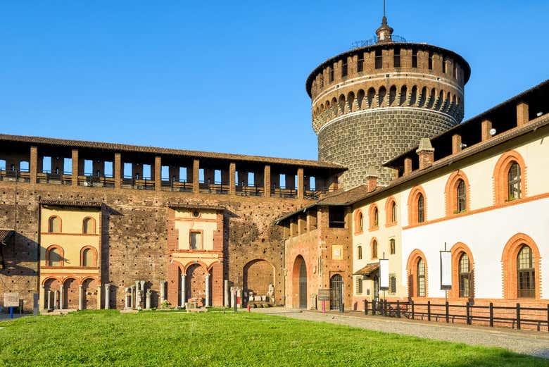 Cortile del Castello Sforzesco