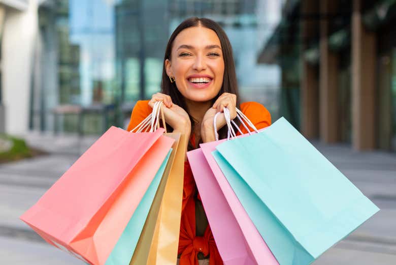 Después de hacer las compras