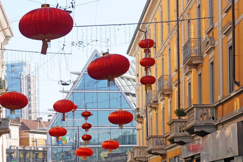 Nella China Town di Milano