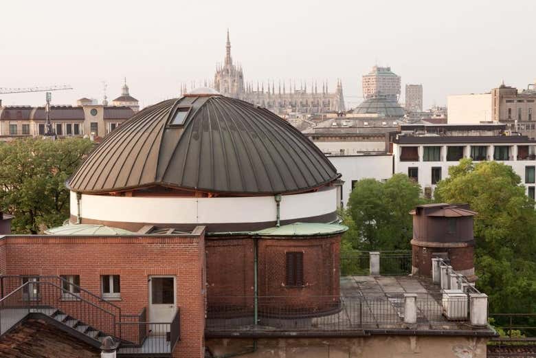 Exteriores de la cúpula de Schiaparelli