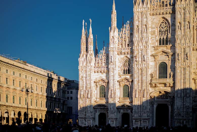 Detalhe do Duomo de Milão