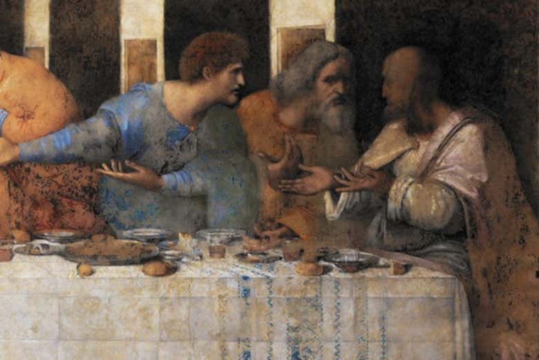 Detalle de La Última Cena