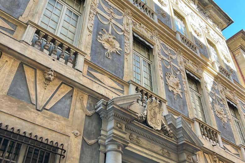 Uno de los palacios de Génova