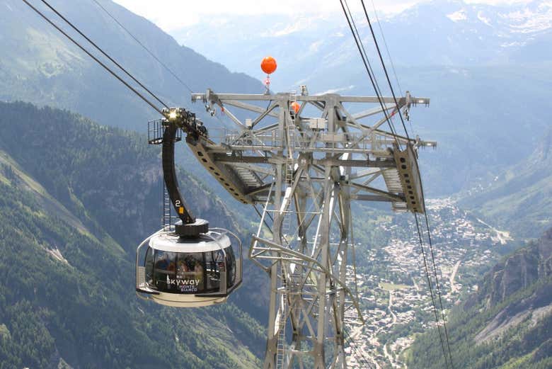 Vistas do Skyway Monte Bianco