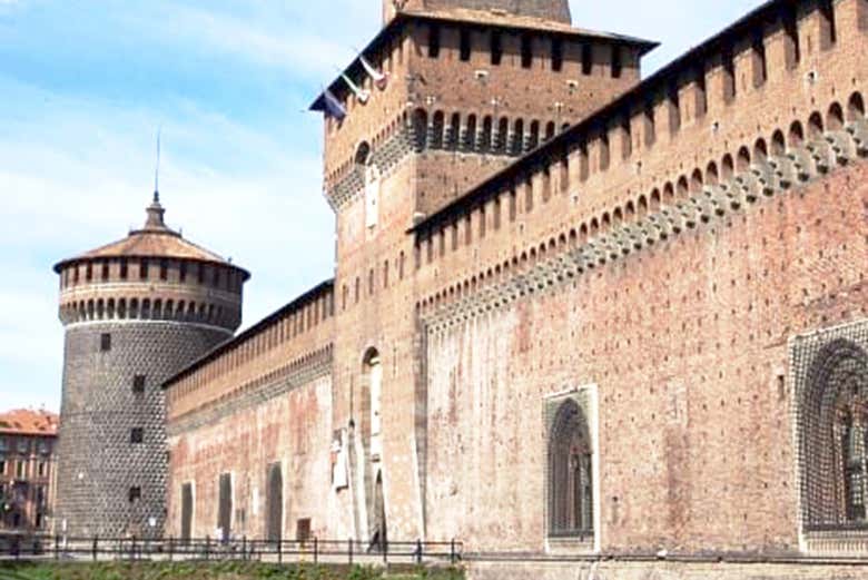 Fachada del Castillo Sforzesco