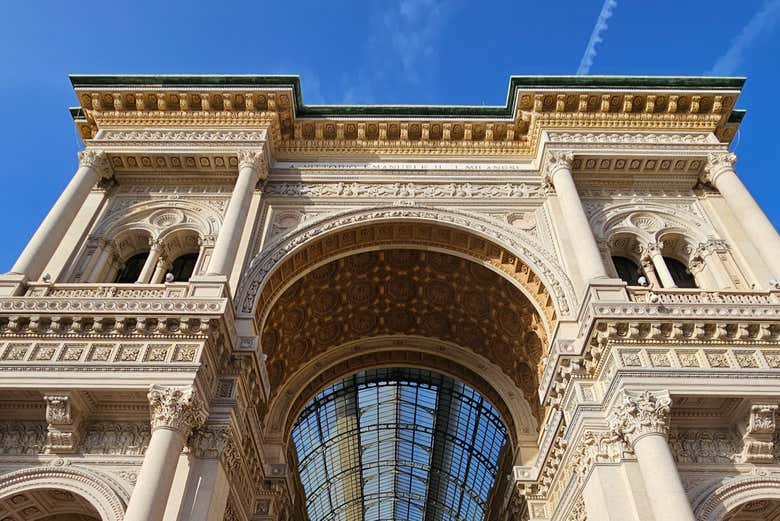 Entrada a la Galería Vittorio Emanuele II