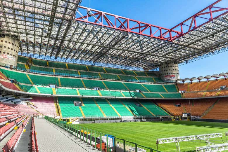 Inside the San Siro Stadium