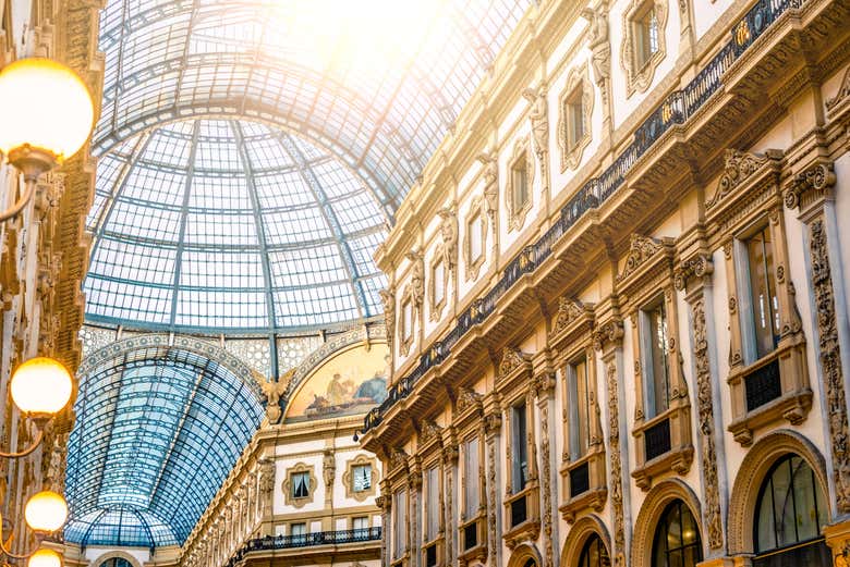 Passeggiando nella Galleria Vittorio Emanuele II