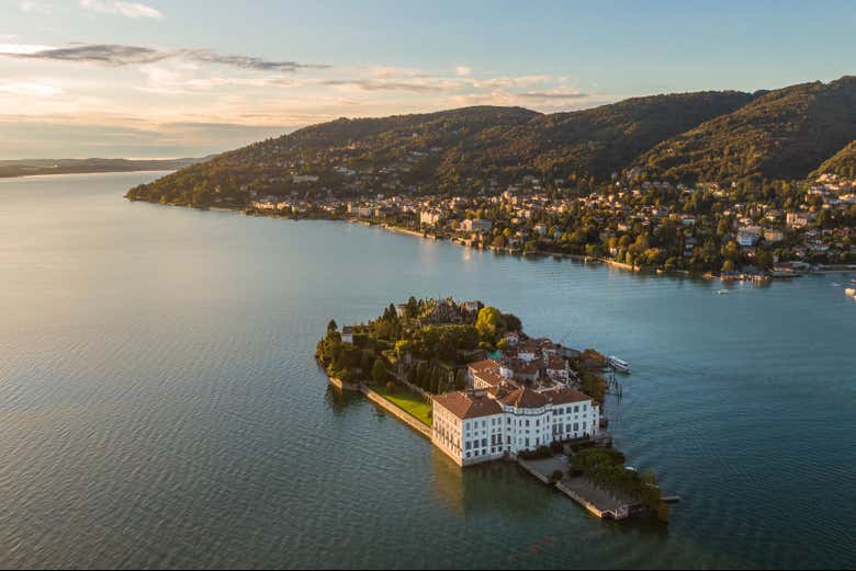 Le Isole Borromee dall'alto