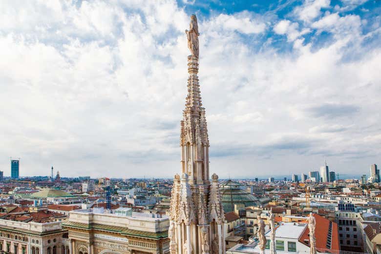 Vue des terraces du Duomo