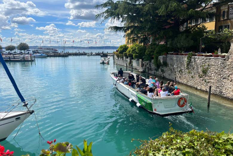 Navegando por el Castillo Sirmione