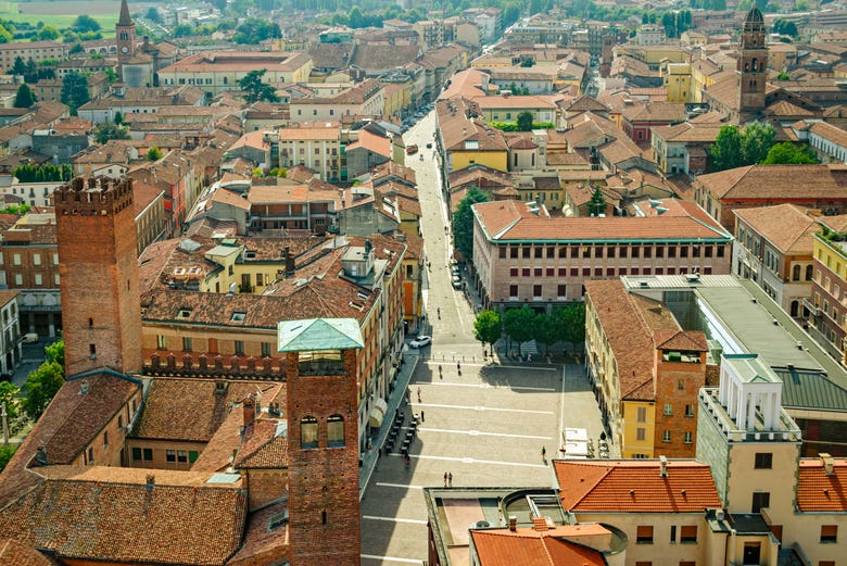 Panoramic view of Cremona