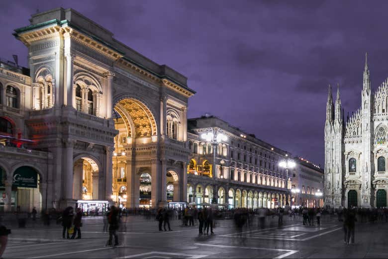 Piazza del Duomo por la noche