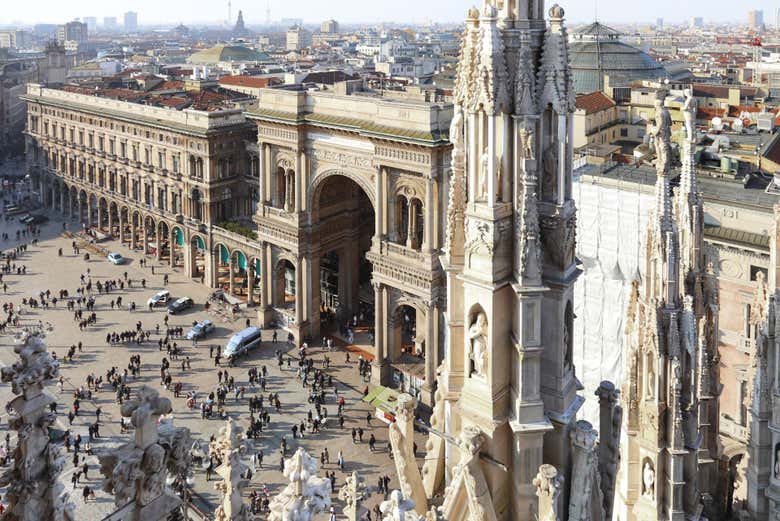 Piazza del Duomo vue du ciel
