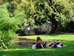 Parque Sempione, descansando