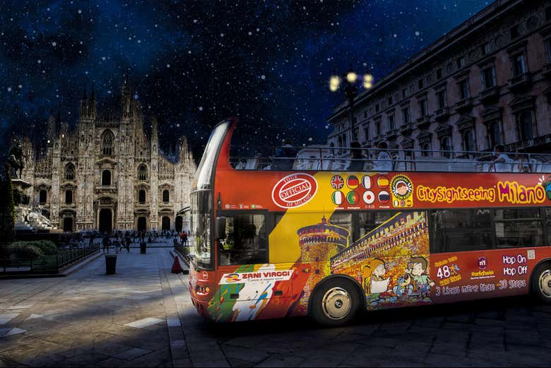 See the stunning Duomo lit up at night
