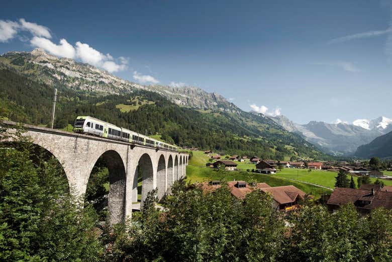 Atravessando os Alpes no Trem Verde