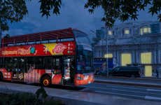 Tour nocturno en autobús descapotable