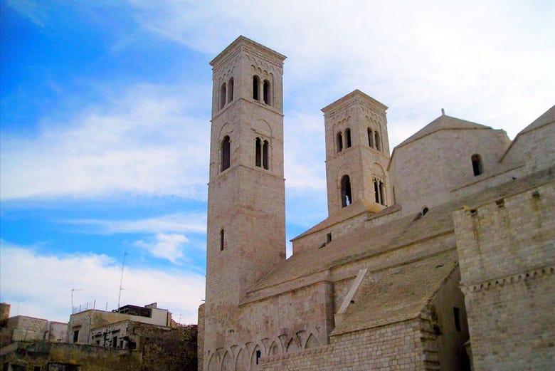 The bell towers of the Duomo di San Corrado