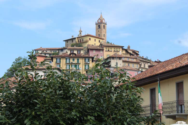 Uno scorcio di Monforte d'Alba