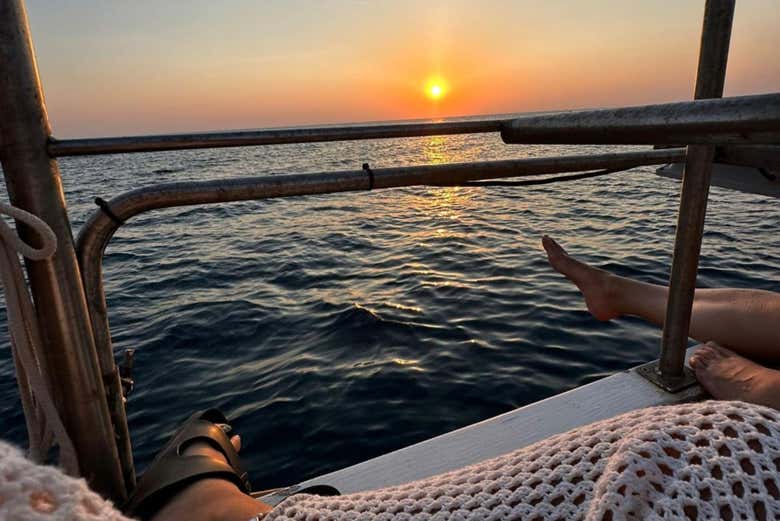Contemplando o entardecer