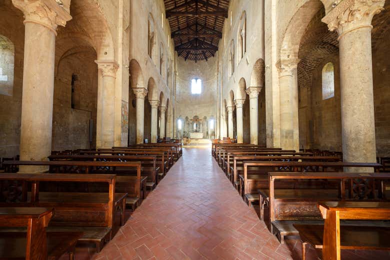 Visite guidée de l'abbaye de Sant'Antimo