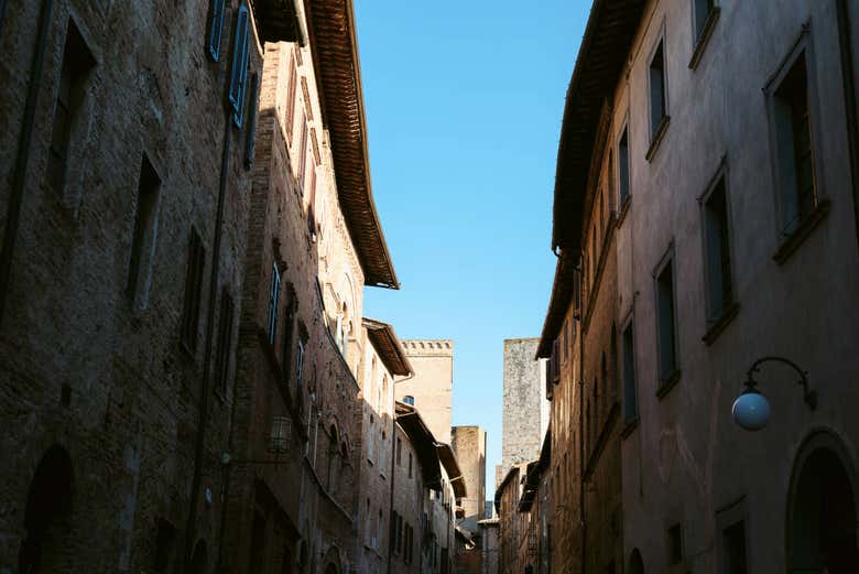 Disfrutando del tour de Luna Nueva por Montepulciano